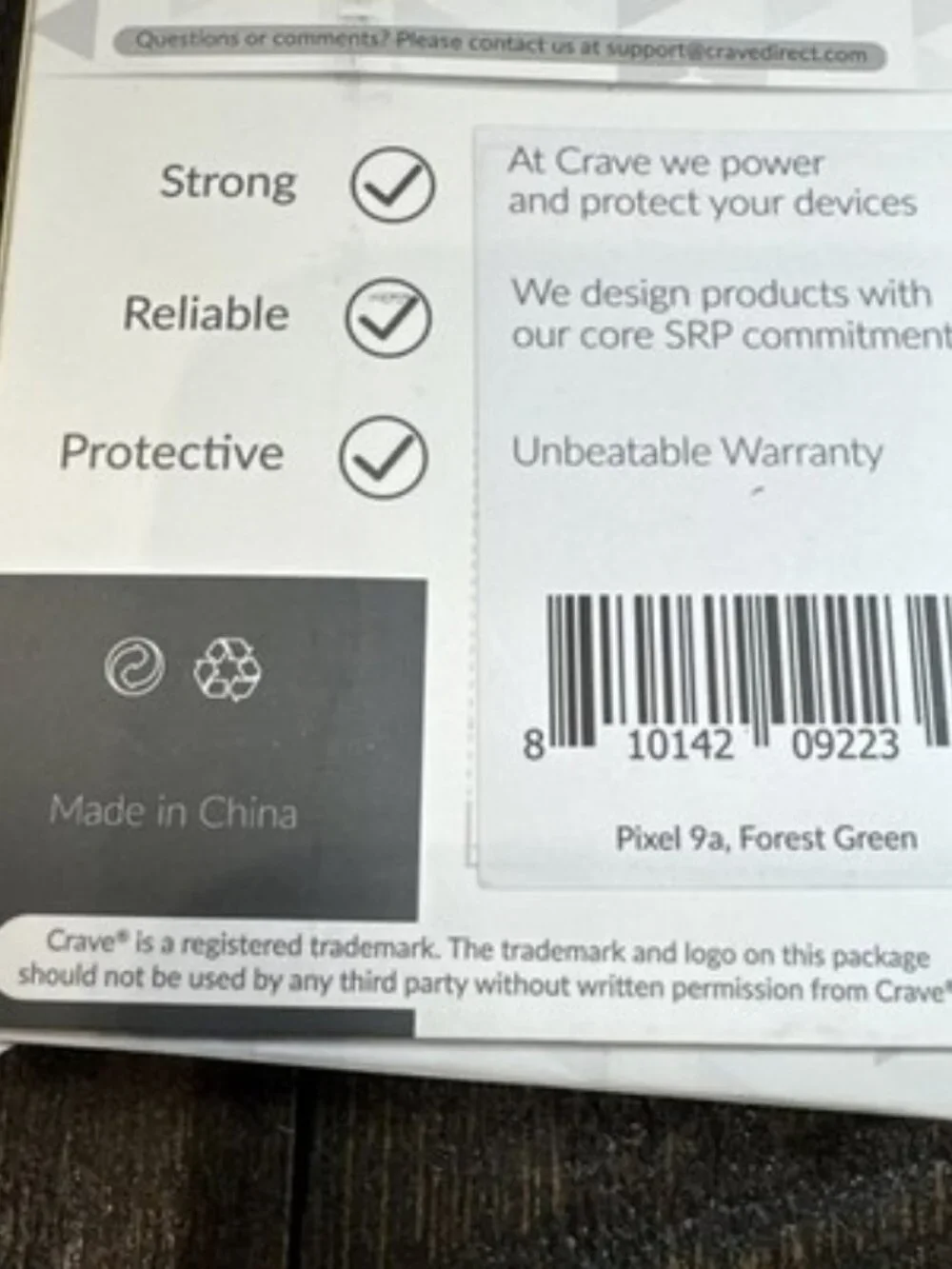 Crave Dual Guard Protection Google Pixel 9a Case Forest Green Shock Resistant
